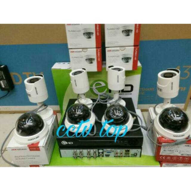 PROMO PAKET CCTV HIKVISION 8 CHANEL  2 MEGAPIXEL FULL HD 1080 KOMPLIT