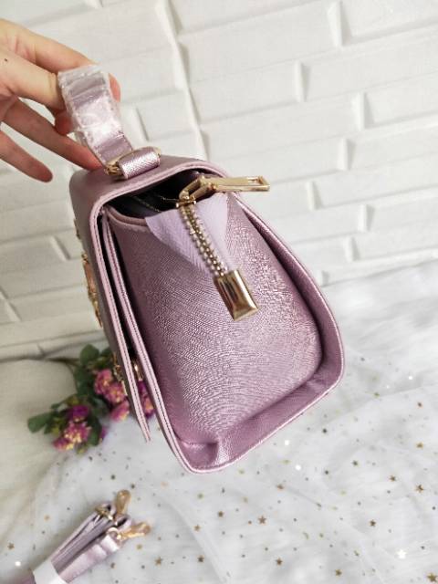 (COD) Sederhana tas impor wanita fashion handbag tas lucu murah