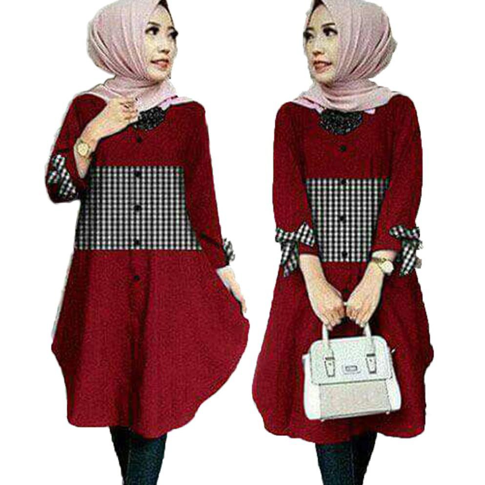 Baju Atasan Tunik Wanita Baju Muslim Zoya