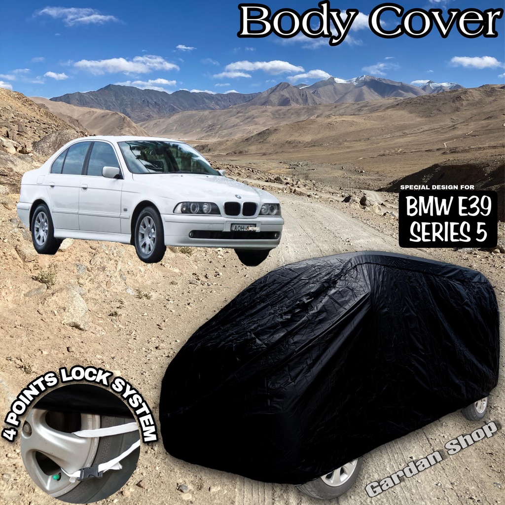 Sarung Mobil BMW E39 SERIES 5 Hitam POLOS Body Cover Bmw E39 Series 5 Full Black