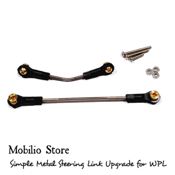 

New Upgrade Part - Adjustable Metal Steering Link Rod for WPL Mobilio shopee