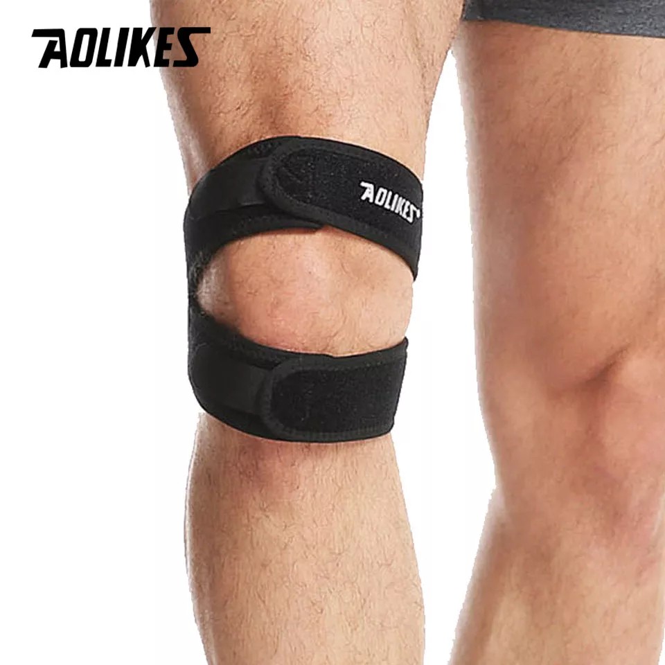 Aolikes 7929 Lutut Knee Pad Support Bandage Fitness Sepeda Football