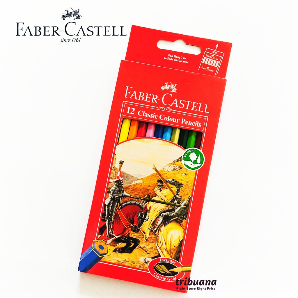 

Pensil Warna 12 Faber Castell Classic PANJANG