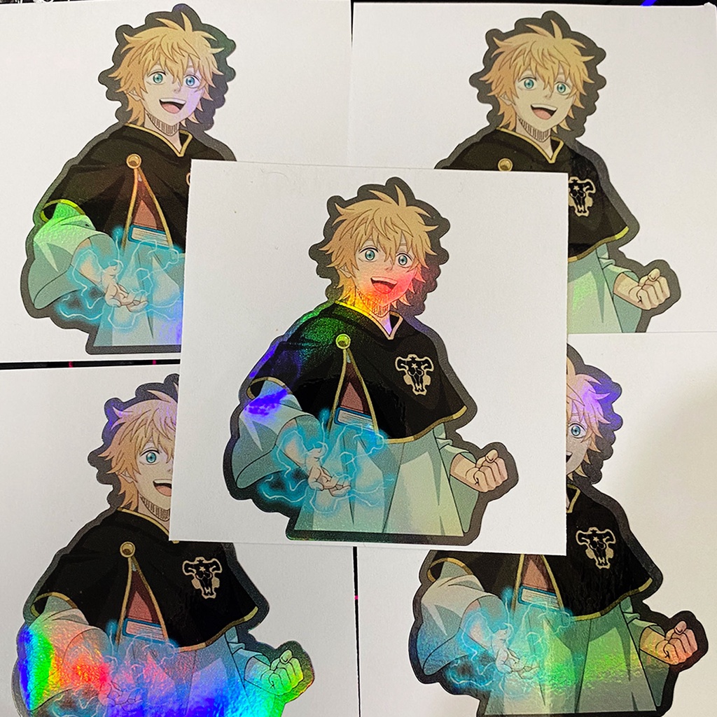 STICKER STIKER HOLOGRAM ANIME - LUCK VOLTIA BC - STIKER ANIME HOLOGRAM