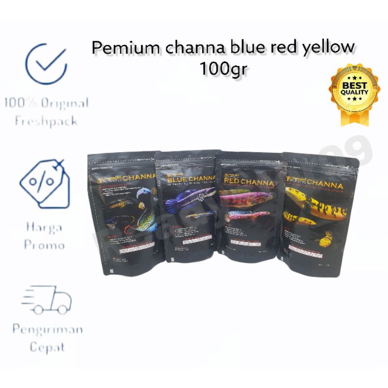 Pakan Ikan Pelet 88 Premium RED BLUE YELLOW CHANNA