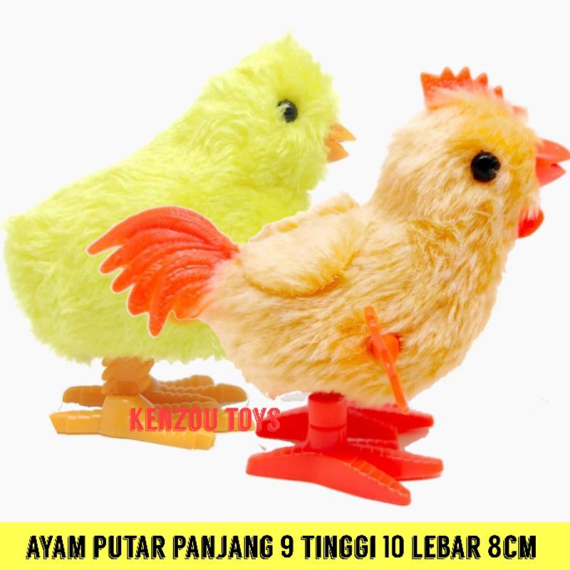 mainan ayam putar besar