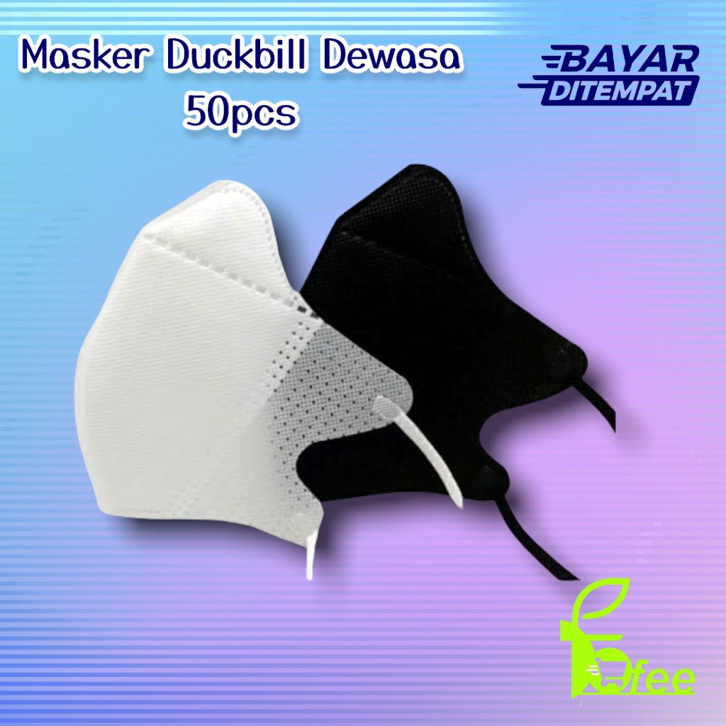 [LOCAL] - Masker Duckbill Dewasa isi 50pcs