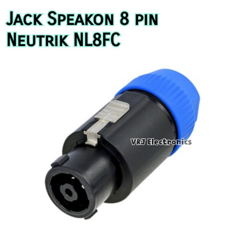 Jack Speakon 8 pin Neutrik NL8FC