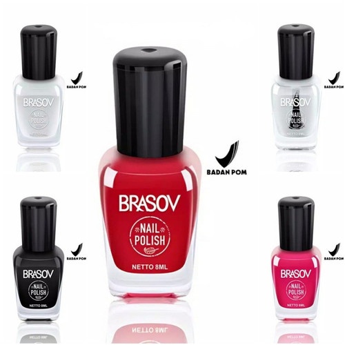 [1PC] KUTEK BRASOV / NAIL POLI SH BENING /  MERAH / BENING 8ML