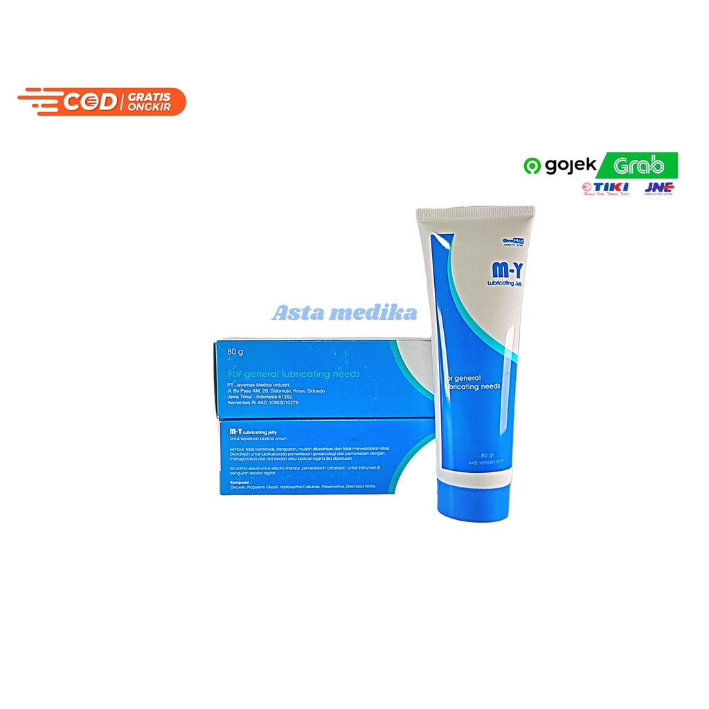 MY Lubricating Jelly Onemed 80g M-Y Gel Lubricant Onemed Jelly Lubrikasi OneMed General Lubricating Needed