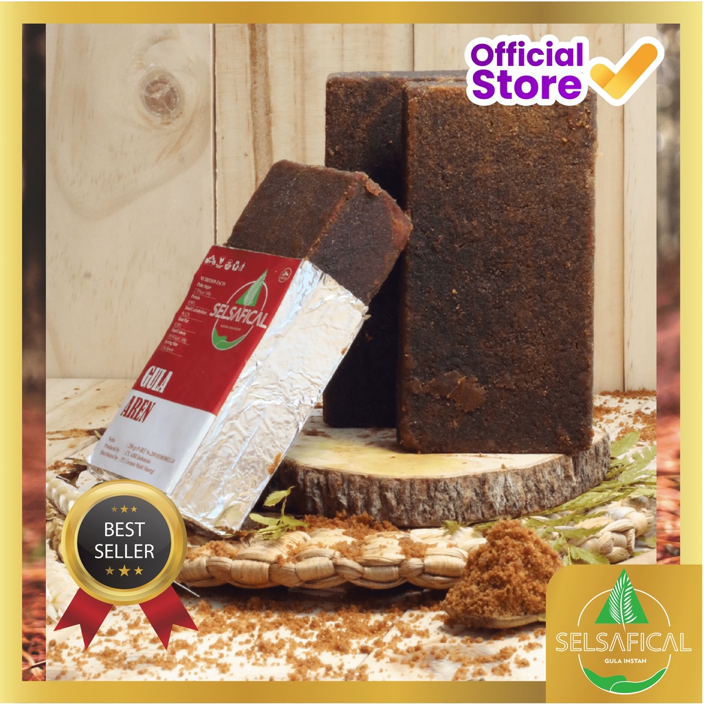 

GULA AREN | 100% NATURAL | 250 g | GULA CETAK | GULA KAWUNG | SELSAFICAL (promo Imlek)