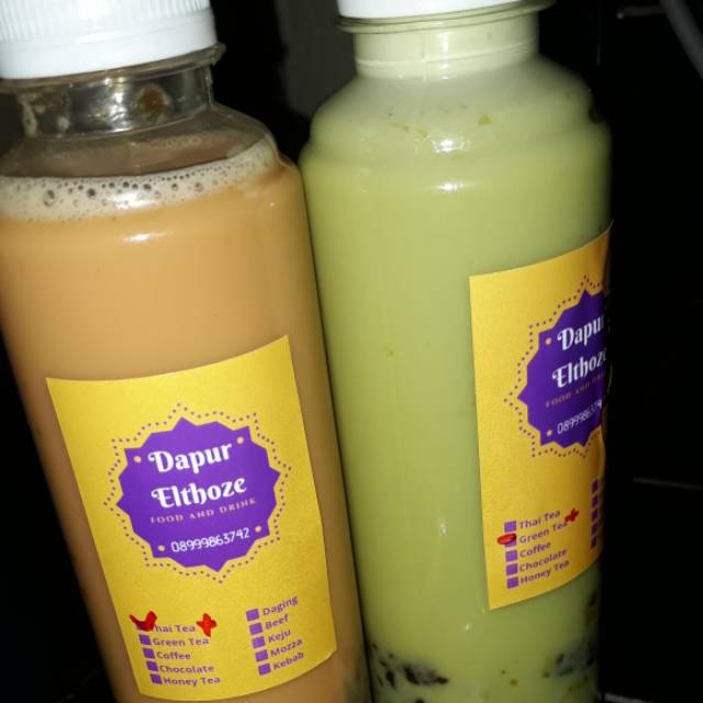 

Thai tea/green tea frozzen