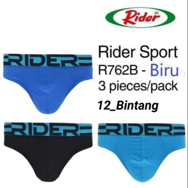 Jual Celana dalam pria rider sport 762/harga 3 pcs | Shopee Indonesia