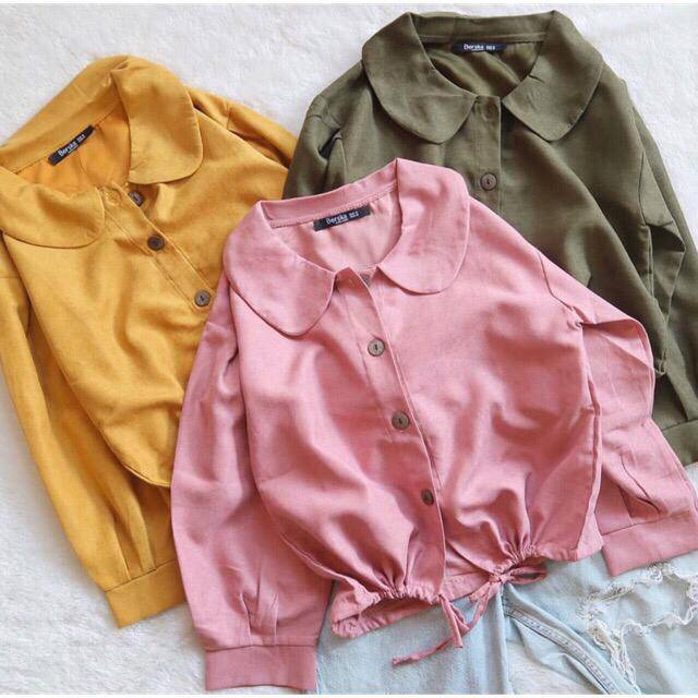 GHEA BLOUSE MOSCREPE PREMIUM BAJU ATASAN WANITA KEKINIAN GHEA BLOUSE MOSCREPE PREMIUM BAJU ATASAN WANITA KEKINIAN