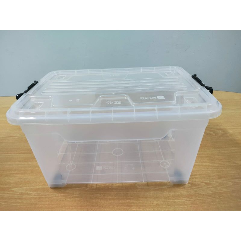 Container Box Ezy 45 Ezy Box CB 45 CB45 Full Transparan Bening