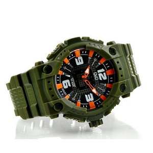JAM tangan PRIA ARMY QQ GW82 - Q&Q GW82J HIJAU TENTARA ORIGINAL GARANSI millitay