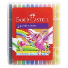 

Faber-Castell Twist Crayon Set 24