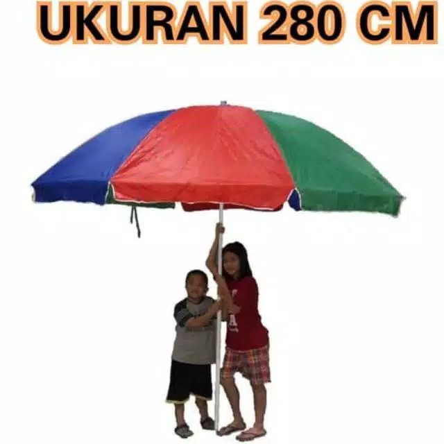 Payung Tenda / Payung Cafe / Payung Pantai Parasol 280 Cm ( 56 )