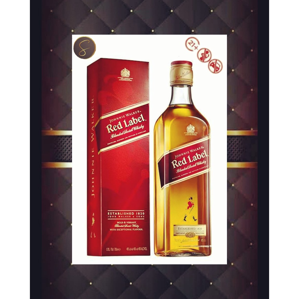 JOHNNIE WALKER RED LABEL 700 ML BLENDED SCOTCH WHISKY