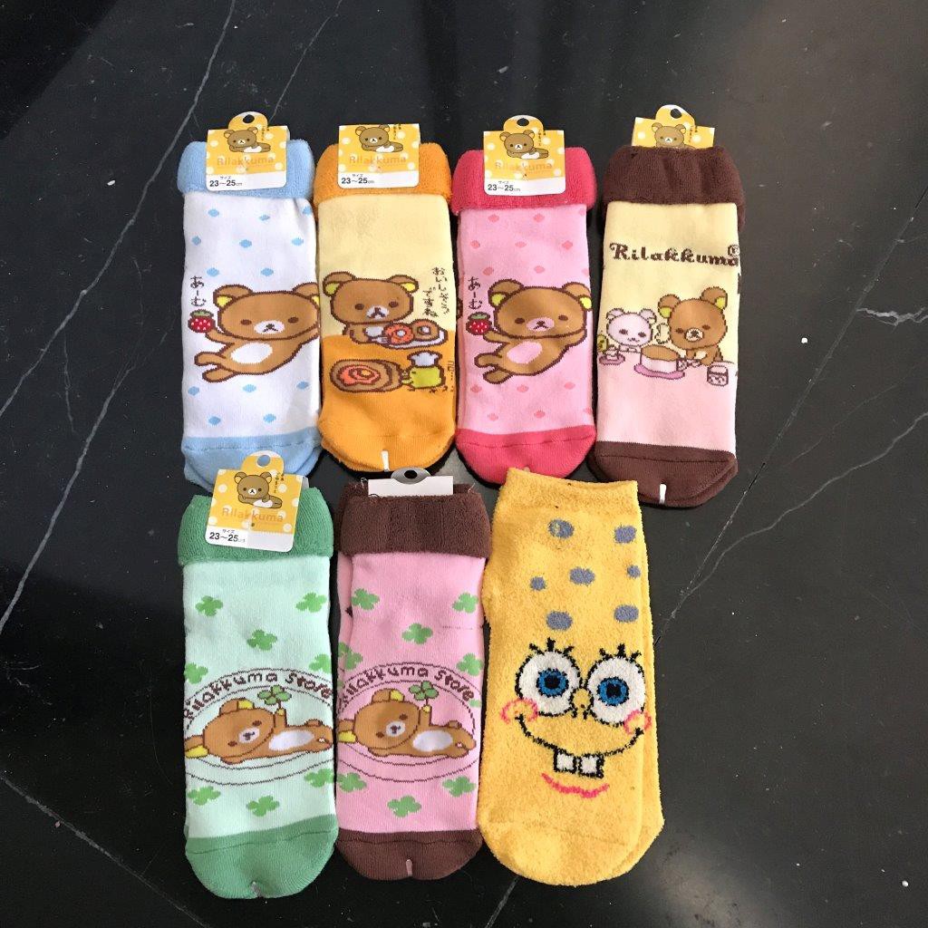 kaos kaki rilakkuma Kaus kaki wanita kaos kaki tebal kaos kaki dewasa