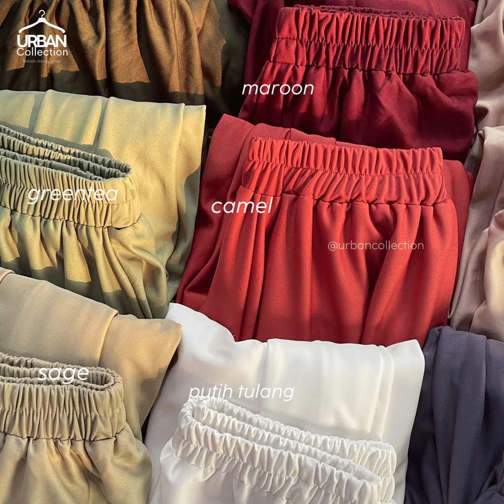 BASIC SKIRT / ROK POLOS PREMIUM WANITA / BAWAHAN WANITA POLOS