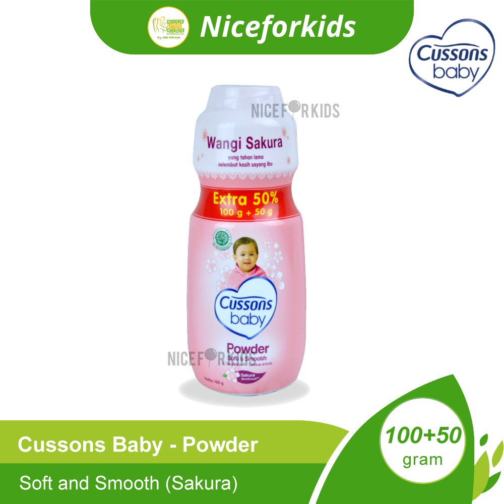 Cussons Baby Powder 100+50gr / Bedak Bayi 100+50gr