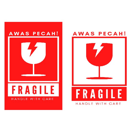 sticker fragile