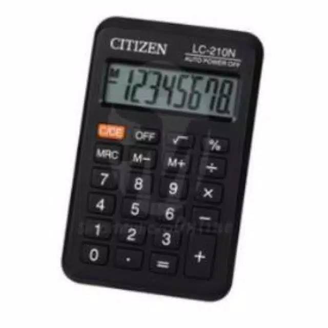 

Kalkulator Citizen Kecil LC 210 N . Kalkulator Citizen Kecil