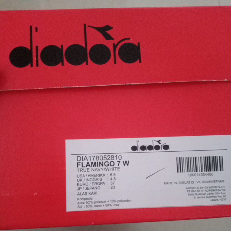 Sepatu diadora Flamingo 7 W