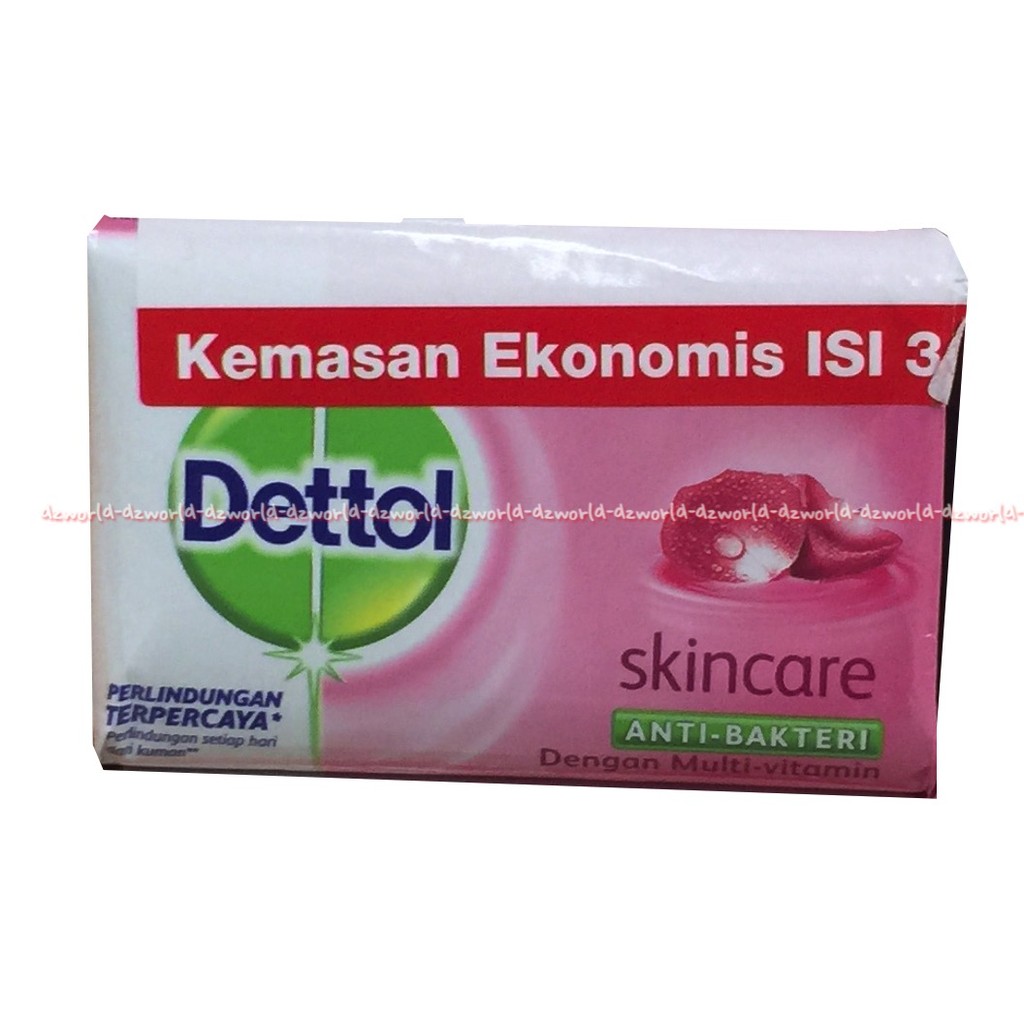 Dettol Sabun Mandi Radiance 3pcs Kemasan Ekonomis isi 3pcs 65ml Detol Bar Soap