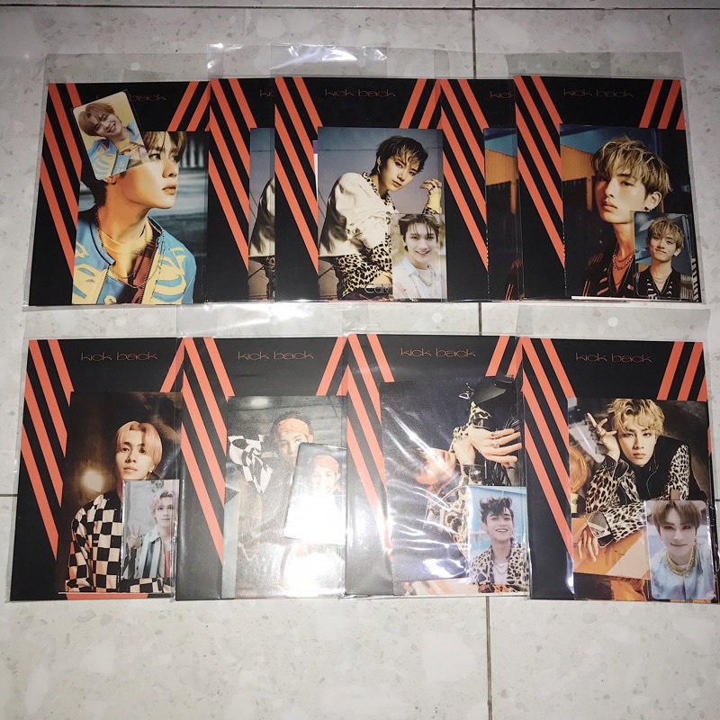 [Ready Stock] WAYV Kick Back MD AR Photocard + Photo Frame Set Kun Ten Winwin Hendery Lucas