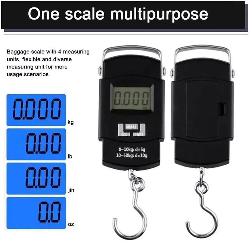 timbangan gantung serbaguna hanging scale laundry koper barang dapur pasar ikan pancing ekspedisi / digital portable luggage scale