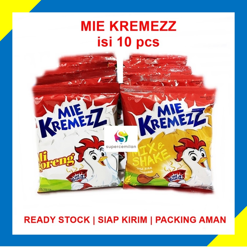 

Mie Kremezz / Kremes Mix & Shake (isi 10 pcs) - Mi Goreng