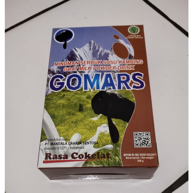 

Susu Kambing Bubuk Ettawa Gomars Cokelat 200g