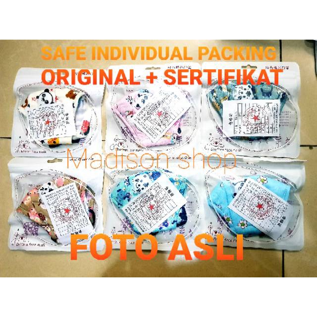 Masker Anak PM 2.5 Murah Masker Tebal Filter Insert Masker Kain Anak Masker Tebal Import