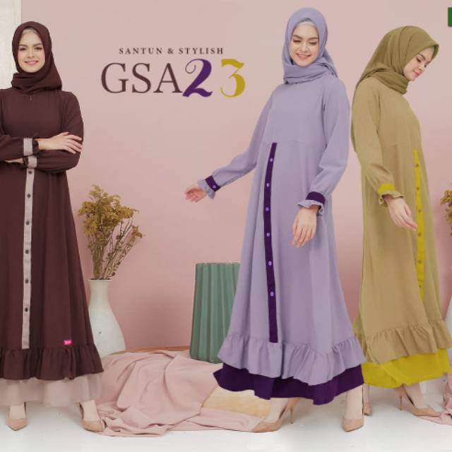 GAMIS BAJU BUSANA MUSLIMAH MODIS SYARI BY AURANY