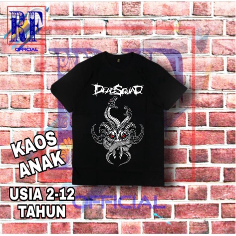 Kaos Anak Band Deadsquad SnakeGoat Short Sleeve baju band metal musik rock kaos band oversize lokal 