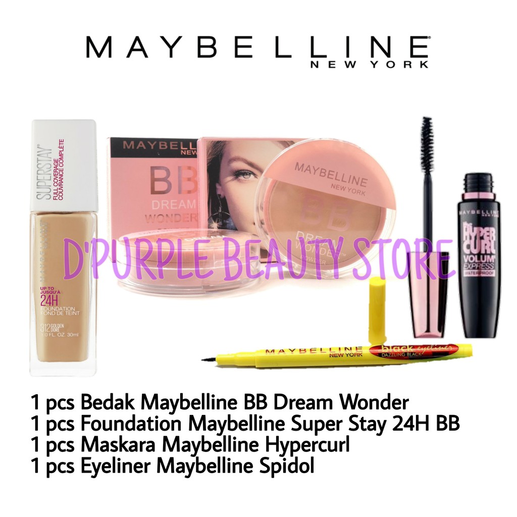 -Paket MakeUp Maybelline BB Lengkap Murah 4 In 1 -Paket Kosmetik Maybelline BB Lengkap Murah 4 In 1