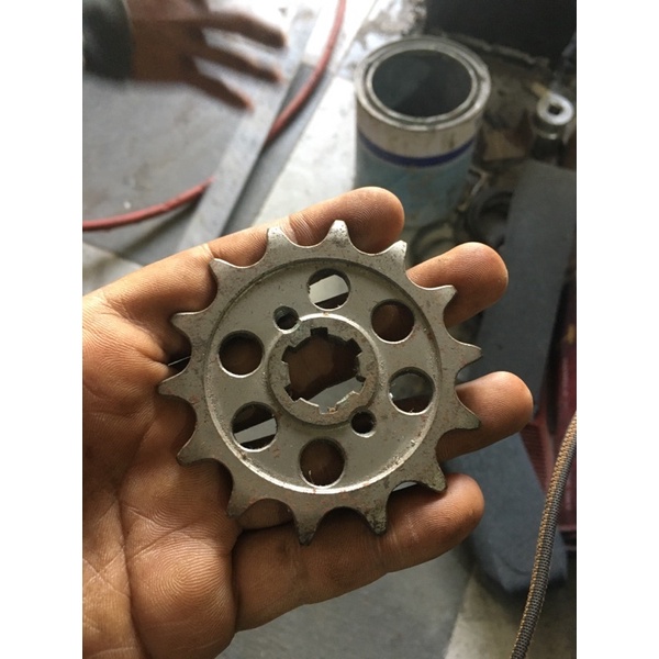 gear depan 520 14t vixion byson r15 xsr xabre mt15 satria fu