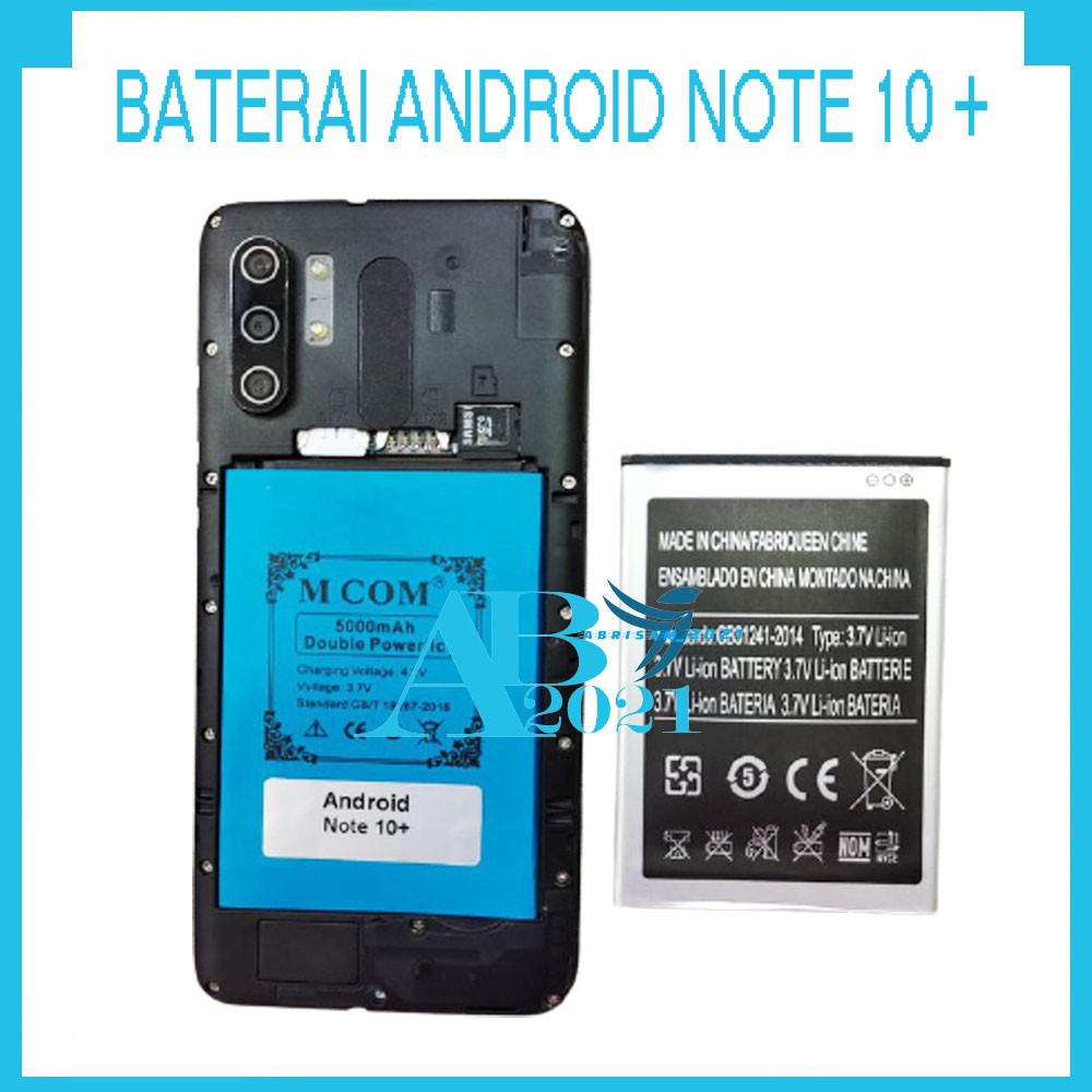 Batre Baterai Double Power Mcom Android Note 10+ 10 Plus