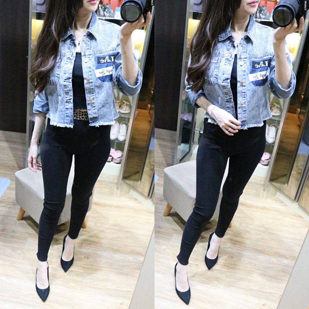 Jaket Jeans Live Love