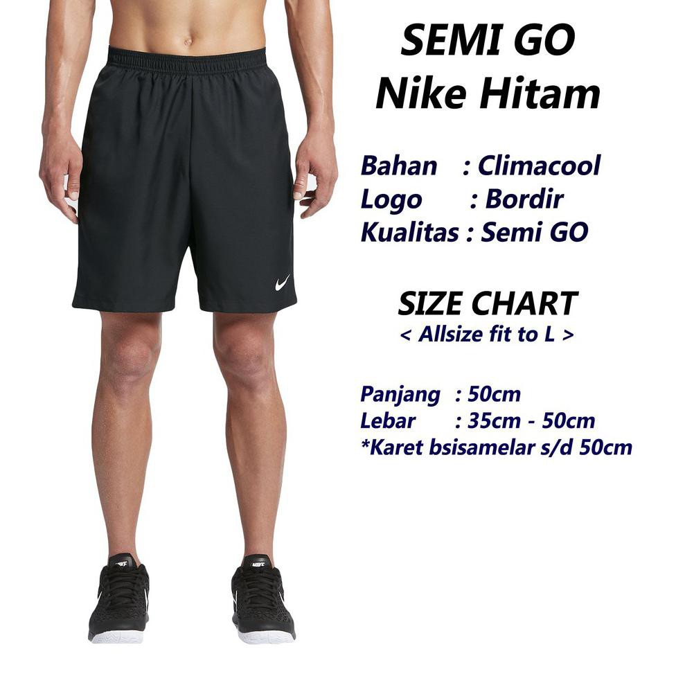 SEMI GO CELANA BOLA NIKE HITAM - seymu