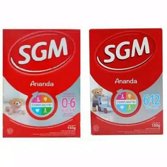 

SGM susu 0-6/ 6-12 150 gr