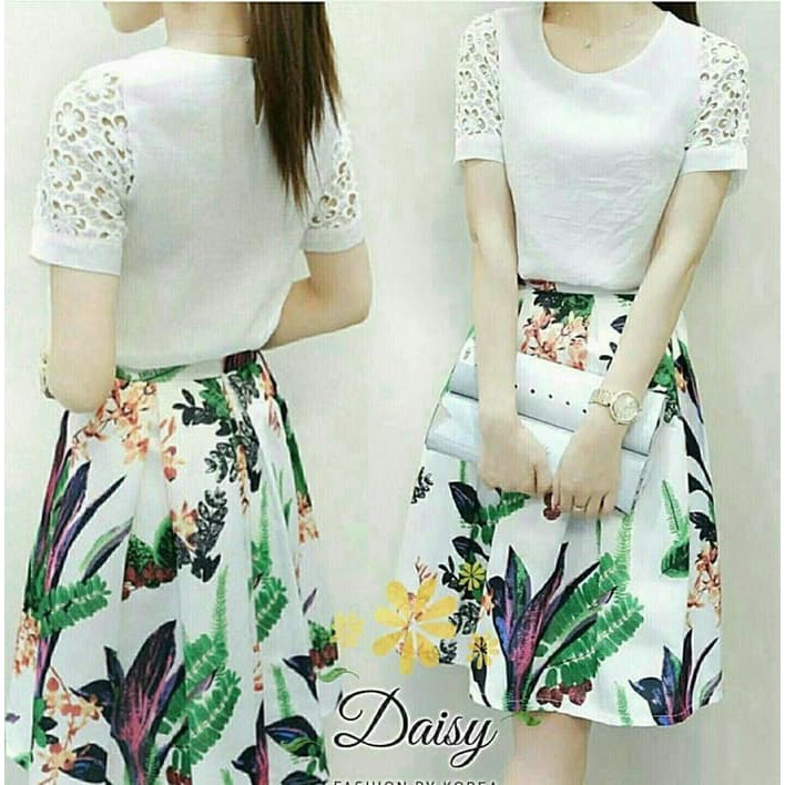 Batik Aksen Basic Dress Wanita Sinaran Coklat Klasik Casual Kerja Formal Modern FASHION MURAH Z9R9 i
