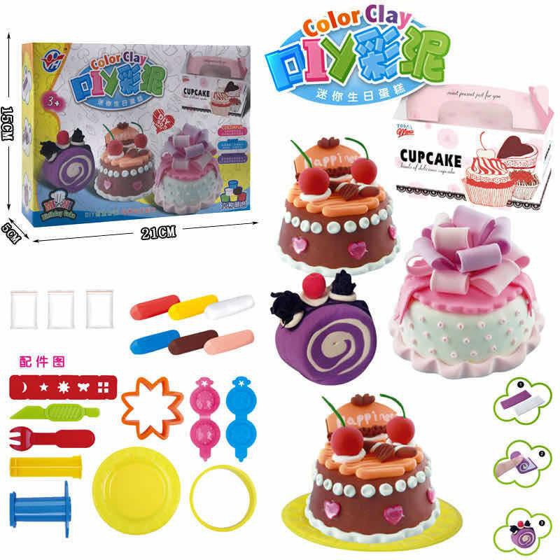 [semuajual]Mainan Anak Kereta Api Plastisin Cetakan Kue Mie Dan Mainan Lain/Clay Playing Train-Birthday Cake