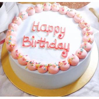 

Kue Ulang Tahun Ultah - Black Forest Cream Pink - Free Kartu Ucapan