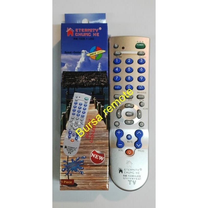 REMOTE REMOT TV UNIVERSAL TABUNG CHUNGHE RM 133E+LED