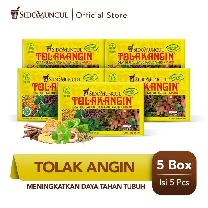 

BISA COD Tolak Angin Cair Dus 5x5's Herbal - Masuk Angin Mual Flu Demam /OBAT HERBAL ASAM URAT/OBAT HERBAL PELANGSING/OBAT HERBAL KOLESTEROL/OBAT HERBAL DIABETES