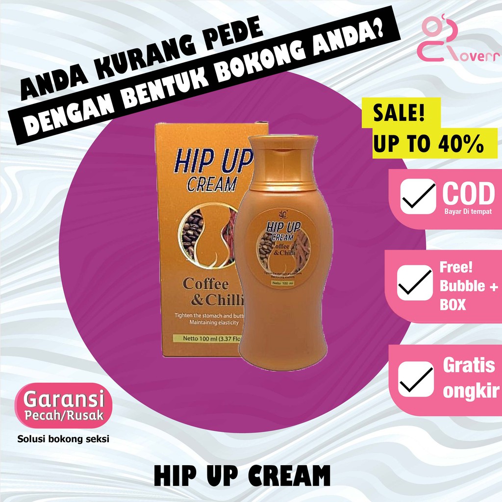 Krim Herbal Pembesar Pengencang Pemutih Pantat Bokong Alami Hip Up Original BPOM SH2