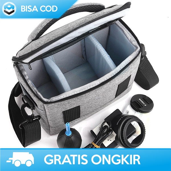 TAS KAMERA DSLR NIKON FOTTOS FASHIONABLE SELEMPANG WATERPROOF ORIGINAL